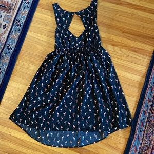 Roxy Flamingo Sundress EUC